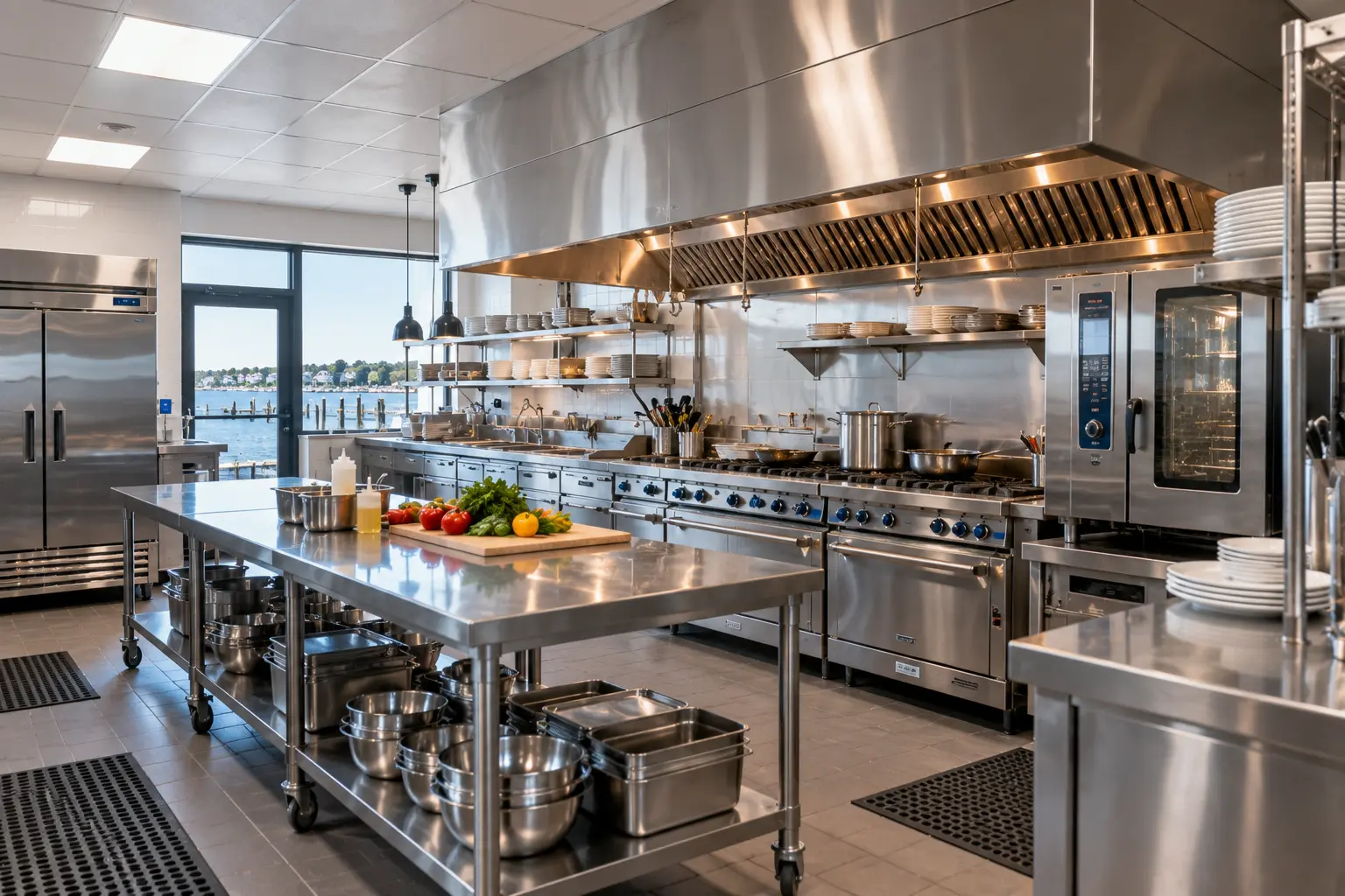 Commercial kitchen buildout by DCR Construction Group, general contractor in Union Beach, NJ