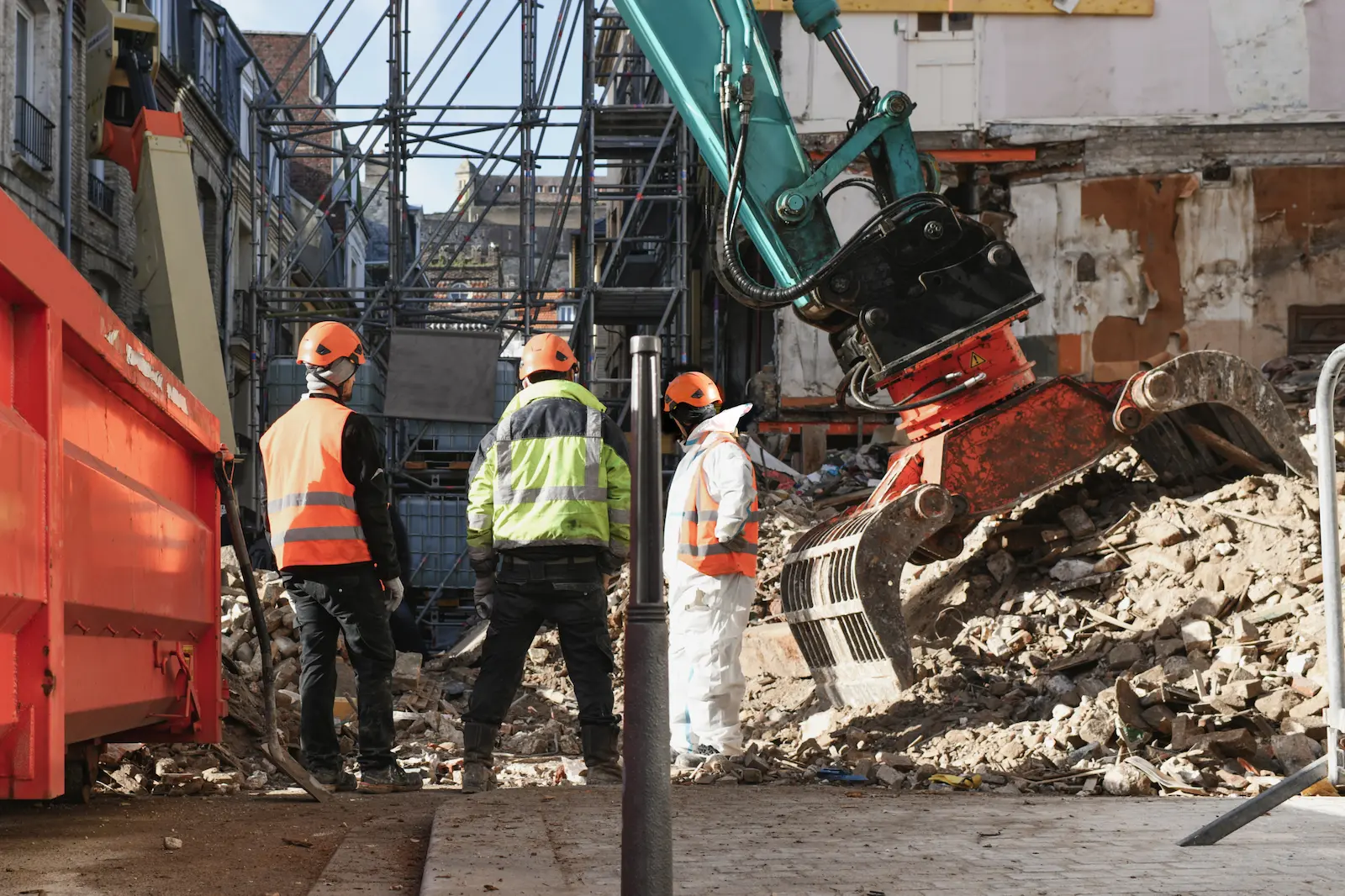 Demolition services performed by DCR Construction Group, general contractor in New Jersey