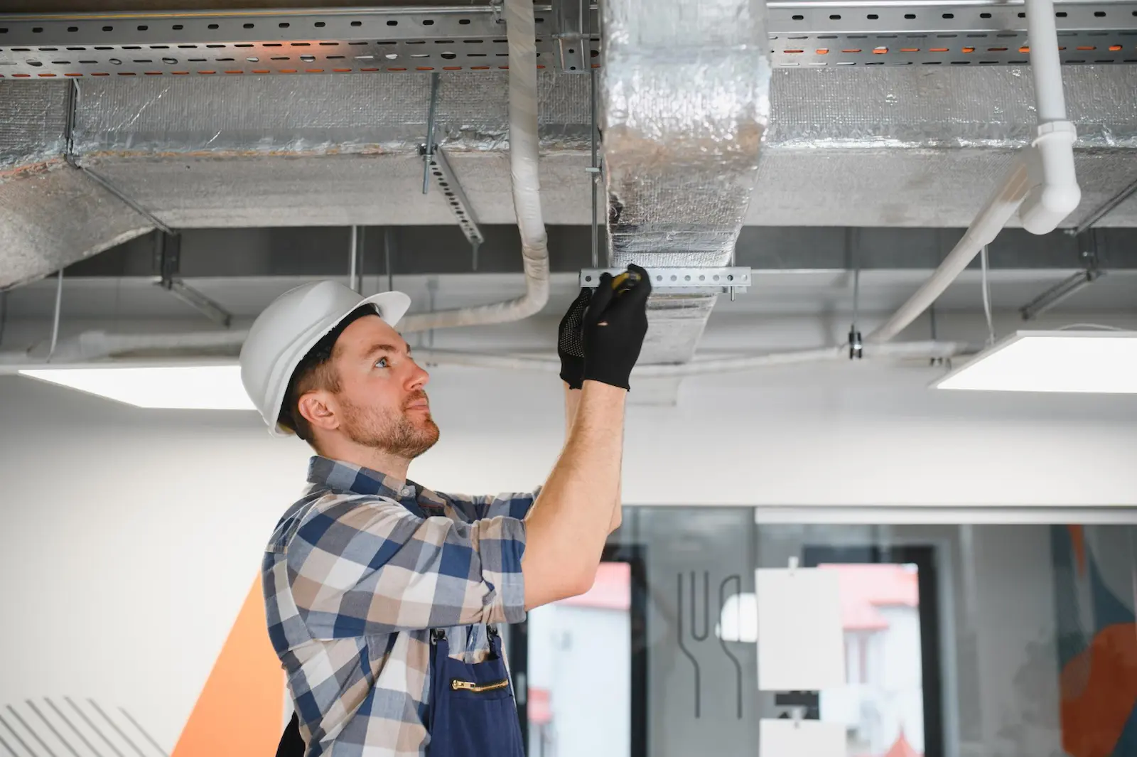 HVAC ductwork installation by DCR Construction Group, general contractor in New Jersey