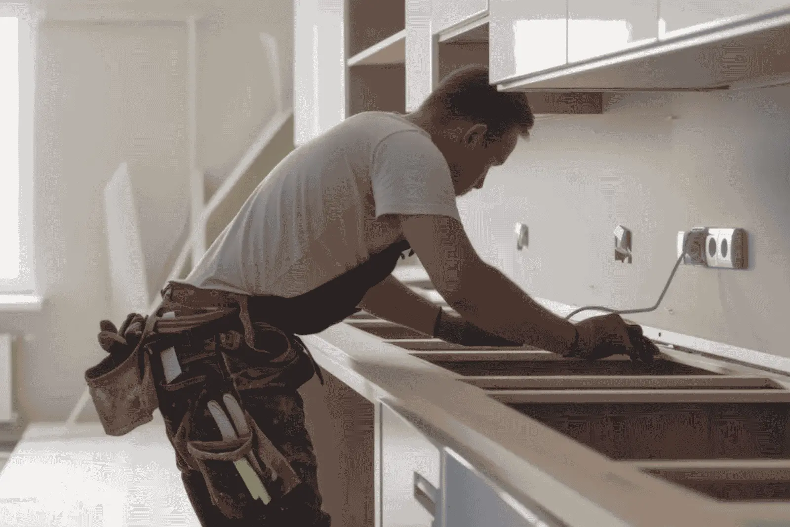 Kitchen cabinetry installation by DCR Construction Group, general contractor in New Jersey